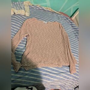 Amisu Knitwear Light Pink Sweater